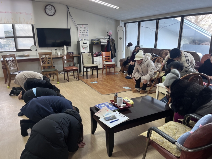 안산시 성포동, 경로당에 새해맞이 인사 전달