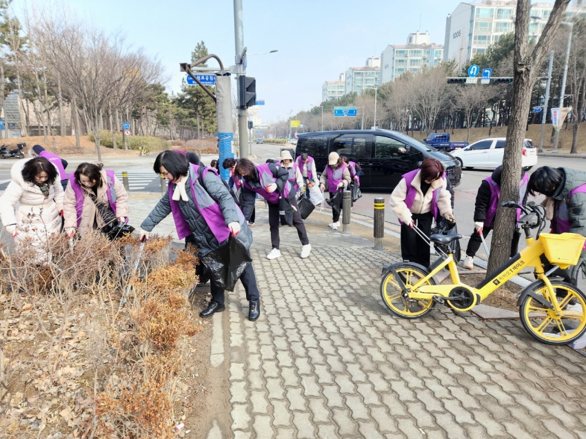 안산시 초지동 통장협의회, 설맞이 안산사랑 대청소