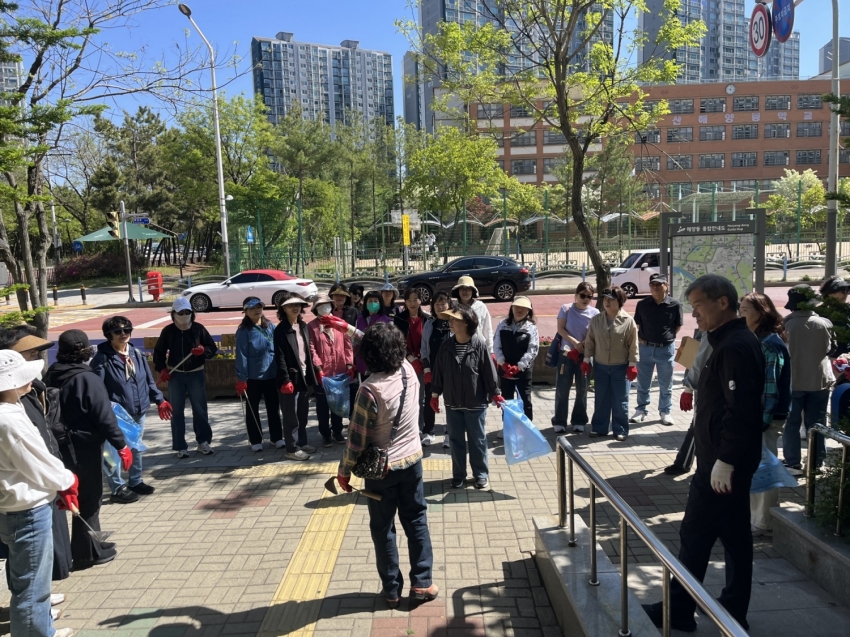 안산시 해양동 통장협의회, 봄철 환경정화활동 추진