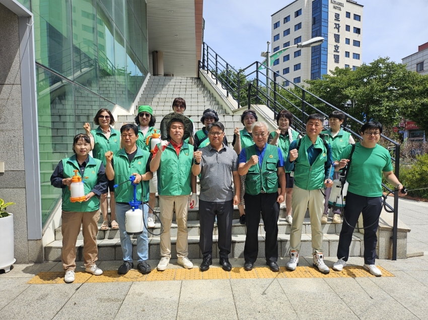 안산시 원곡동 새마을회, 여름철 집중 방역 시행
