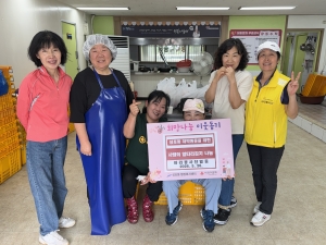 아라봉사단, 안산시 성포동에‘사랑의 알타리김치’나눔