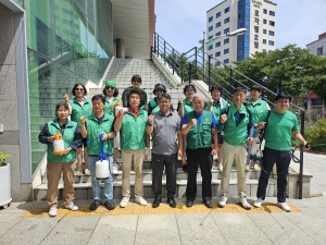 안산시 원곡동 새마을회, 여름철 집중 방역 시행
