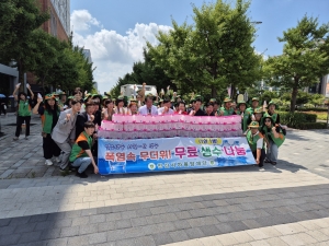 안산시, 폭염 대비 캠페인 전개… 생수 나누며 행동요령 홍보
