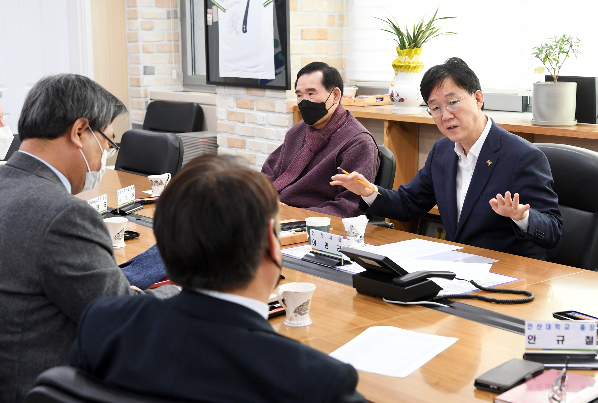이민근 안산시장, 관내 대학 총장들과‘청년정책 활성화’ 논의