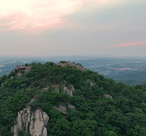 하늘에서 바라본 안산