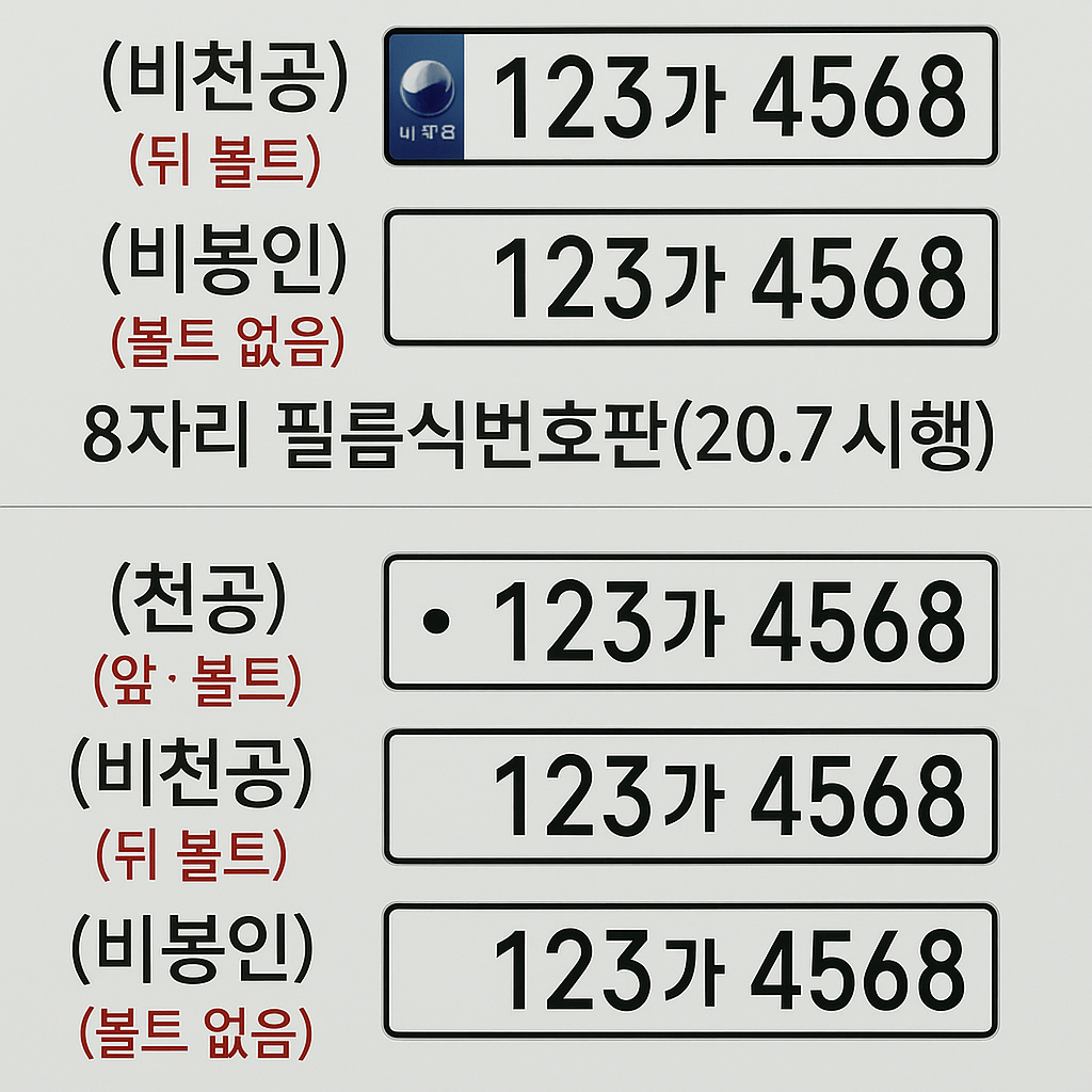 자동차등록번호판