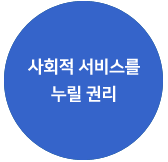 사회적 서비스를 누릴 권리